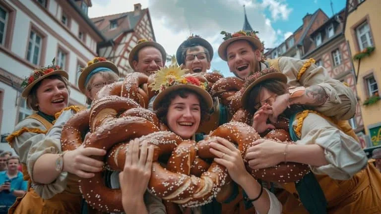 Comment les Alsaciens ont-ils réussi à battre le record du monde du plus grand bretzel humain ? Découvrez la belle représentation de l'Alsace qui a ébloui le monde !