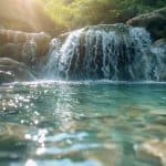 Exploration poétique du tempo paisible de l'écoulement de l'eau