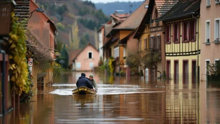 Météo : Le nord de l'Alsace submergé par des inondations dévastatrices - Quelles sont les causes de cette catastrophe naturelle ?