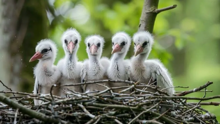 Les bébés cigognes en danger : Comment les protéger des intempéries en Alsace et en Moselle ?