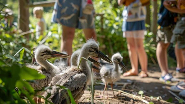 Routes d'Alsace: Où Trouver les Adorables Cigogneaux au Naturoparc à Hunawihr?