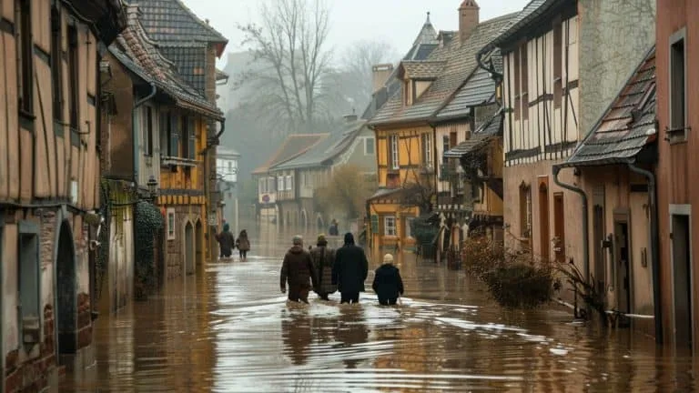 Incroyable : des villages du Sundgau transformés en rivières par les orages en Alsace ?