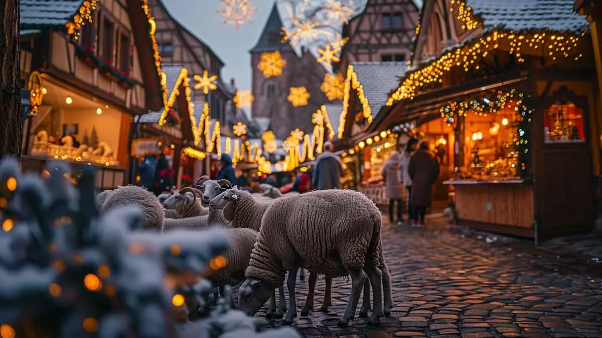 Marché de Noël 2024 - Place Jeanne d'Arc à Colmar